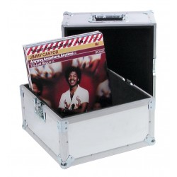 Flightcase Roadinger Record Case Pro ALU 50/50, 100LP valigia rigida porta dischi vinile dj 30110025 ean 4026397398892