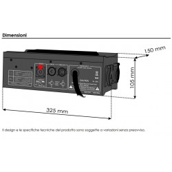 50370 Showtec Lightbrick dimmer controller centralina luci piccolo banco regia fari PAR faro teatrale ean 8717748017376