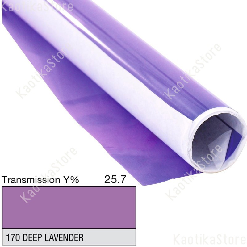 Gelatina DEEP LAVANDER viola 122x50cm per fari PAR filtri colorati foglio colore Gelatina DEEP LAVANDER viola 122x50cm per fari PAR filtri colorati foglio colore