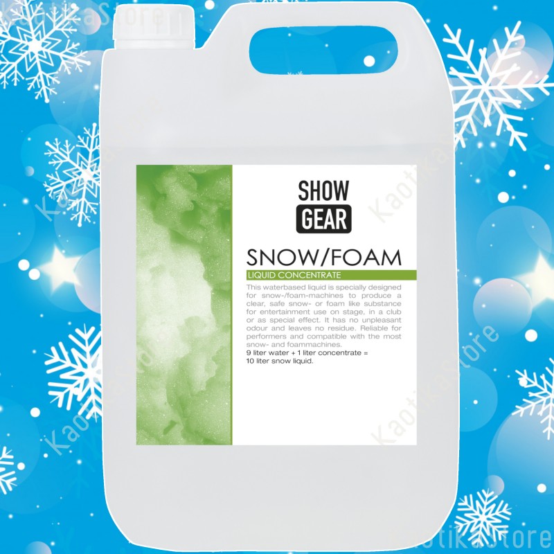 Showtec tanica 5 litri di liquido macchina neve concentrato snow machine