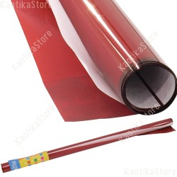Gelatina ROSSO PRIMARIO 122x50cm per fari PAR filtri colorati foglio colore