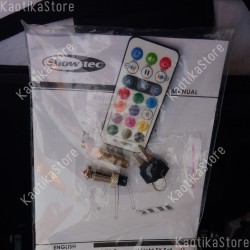 30276 Showtec QFX  Set luci compatto Multi FX fari, laser, effetti, palo, borsa, pedale luci dj feste  KaotikaStore