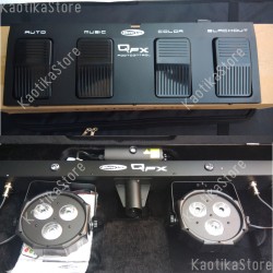 30276 Showtec QFX  Set luci compatto Multi FX fari, laser, effetti, palo, borsa, pedale luci dj feste  KaotikaStore