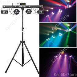 30276 Showtec QFX  Set luci compatto Multi FX fari, laser, effetti, palo, borsa, pedale luci dj feste  KaotikaStore