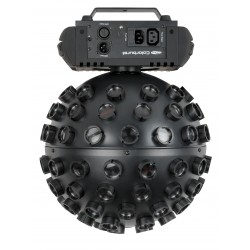 43163 Showtec Colourburst effetto luce discoteca palla sfera rotante vintage con laser rosso verde telecomando ean 8717748444288