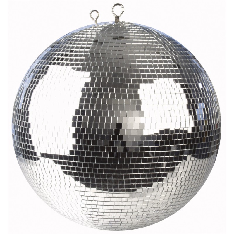 Showgear sfera specchiata 50 cm diametro escluso motore specchi vetro  effetto discoteca mirror ball palla