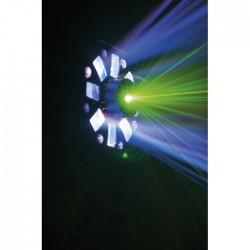 Showtec Dominator 3-in-1 luce led + laser + strobo 43153 Showtec Dominator 8717748334138
