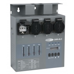 Showtec DIM-4LC dimmer controller centralina luci piccolo banco regia fari PAR faro teatrale 50443