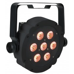 42579 Showtec Faro Compact Par 7 Tri LED DMX PAR luci palchetto live music dj arredo locali lounge chillout centro benessere