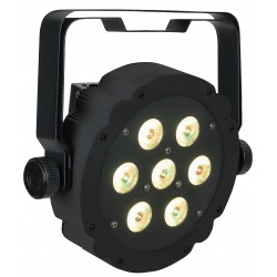 42579 Showtec Faro Compact Par 7 Tri LED DMX PAR luci palchetto live music dj arredo locali lounge chillout centro benessere