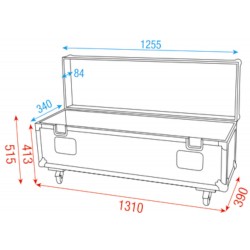 D7425B Dap Audio Stack case 6 utility flightcase universale per trasporto impilabile EAN 8717748398796