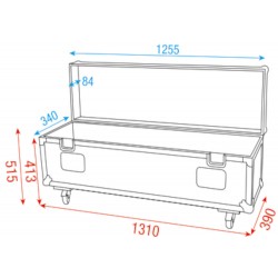 D7425B Dap Audio Stack case 6 utility flightcase universale per trasporto impilabile EAN 8717748398796