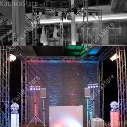 Milos Truss quadrangolare PRO-30 GT dritto americana supporto luci traliccio palco live arredamento quadrato