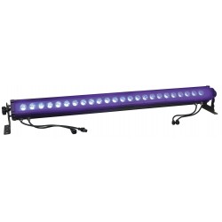 42685 Showtec Cameleon Bar 24/1 UV Barra 24 x 2 W LED luce viola blacklight nera plafoniera ultravioletti party fluo
