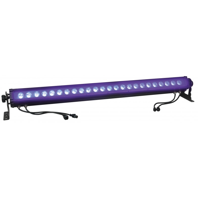 42685 Showtec Cameleon Bar 24/1 UV Barra 24 x 2 W LED luce viola blacklight nera plafoniera ultravioletti party fluo 42685 Showtec Cameleon Bar 24/1 UV Barra 24 x 2 W LED luce viola blacklight nera plafoniera ultravioletti party fluo