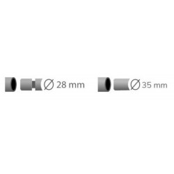 EUROLITE TV-35 TV spigot for speakers adattatore per palo treppiede supporto per casse speakers