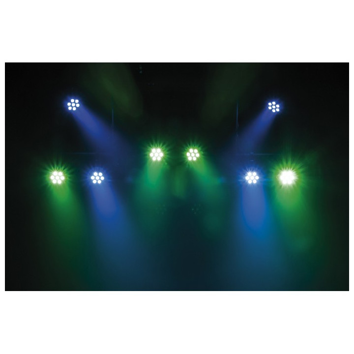 42582 Showtec Faro Compact Par 7 Q4 LED DMX PAR luci palchetto live music dj arredo locali lounge chillout centro benessere ean
