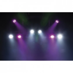 42582 Showtec Faro Compact Par 7 Q4 LED DMX PAR luci palchetto live music dj arredo locali lounge chillout centro benessere ean