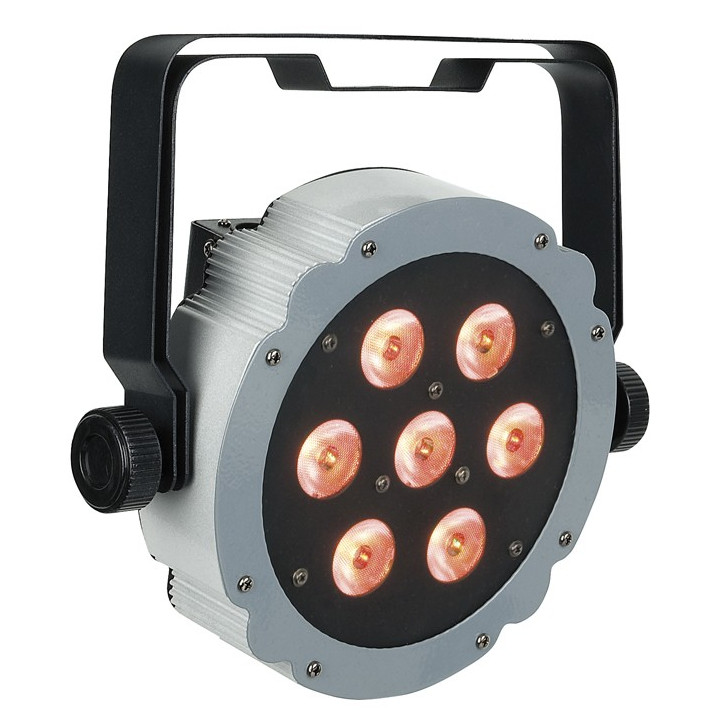 42582 Showtec Faro Compact Par 7 Q4 LED DMX PAR luci palchetto live music dj arredo locali lounge chillout centro benessere ean