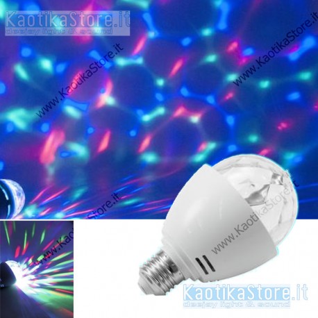 Omnilux LED BC-1 E-27 Beam effect RGB lampadina