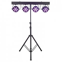 30290 Showtec Lightset PRO 9/10 RGBM sistema su barra elettrificata KaotikaStore luci per dj discoteca eventi