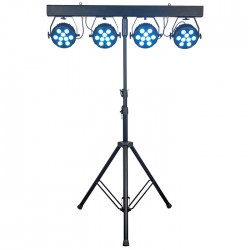 30290 Showtec Lightset PRO 9/10 RGBM sistema su barra elettrificata KaotikaStore luci per dj discoteca eventi