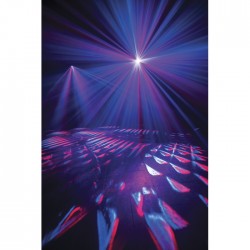 42653 Showtec Club Par Dizzy 3/8 LED Par 3 x 8 W RGBUV faretto luci palchetto live music dj arredo locali lounge KaotikaStore