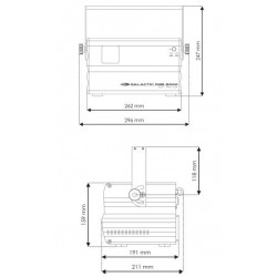 51346 Showtec Galactic RGB-2000 Laser Full Colour 2000-mW con ILDA rosso verde giallo discoteca pub bar feste dj