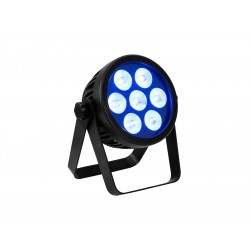 51915320 Eurolite LED 7C-7 Silent Slim Spot 7 in 1 colore miscelazione colori RGBA/CW/WW+UV, dimmer e strobo kaotikastore