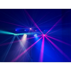 51741091 EUROLITE LED KLS Laser Bar PRO FX Light Set barra con 2 derby 2 fari spot UV strobo laser KaotikaStore 4026397571523