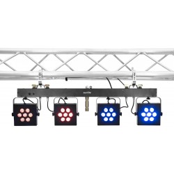 EUROLITE LED KLS-3002 Next Compact Light Set compatto fari PAR LED RGBAW/UV con telecomando