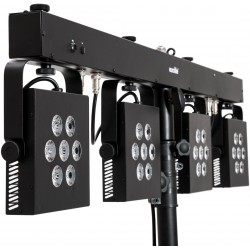 42109895 EUROLITE LED KLS-3002 Next Compact Light Set compatto fari PAR LED RGBAW/UV con telecomando KaotikaStore