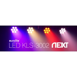 EUROLITE LED KLS-3002 Next Compact Light Set compatto fari PAR LED RGBAW/UV con telecomando