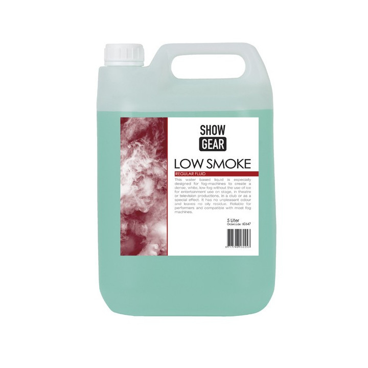 Showtec LOW SMOKE FLUID Tanica 5 litri di liquido Professional fumo basso per macchina fog machine