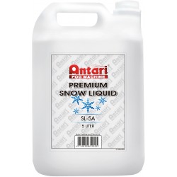 Antari Snow Liquid SL-5A tanica 5 litri di liquido per macchina della neve spettacoli a tema natale inverno KaotikaStore 60593