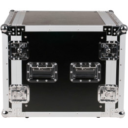 Showgear Double Door Case 10U rack flightcase 10HE 10 unità per protezione e trasporto finali mixer processori etc KaotikaStore