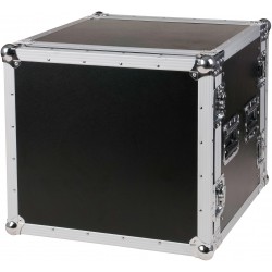 Showgear Double Door Case 10U rack flightcase 10HE 10 unità per protezione e trasporto finali mixer processori etc KaotikaStore