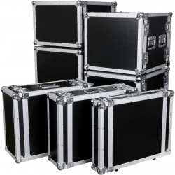 Showgear Double Door Case 10U rack flightcase 10HE 10 unità per protezione e trasporto finali mixer processori etc KaotikaStore