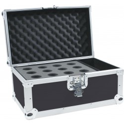 30109895 Roadinger Flightcase 12 microfoni custodia bauletto valigetta porta microfono trasporto dj karaoke KaotikaStore