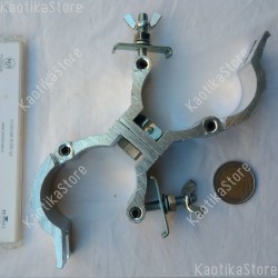 59006915 Eurolite DEC-30D gancio 35mm diametro coupler accoppiatore supporto luci truss tubolare KaotikaStore