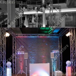 Milos Pro-30 Square Truss Circle Truss circolare GQ30 4 m diametro americana supporto luci traliccio palco live kaotikastore