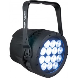 43548 Showtec Spectral M3000 Zoom Q4 MKII Spot 14 x 12 W LED Osram RGBW IP65 DMX faro PAR eventi live outdoor