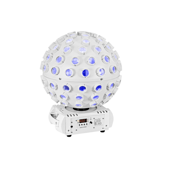 EUROLITE LED B-40 HCL Beam Effect MK2 wh effetto luce sfera palla rotante KaotikaStore