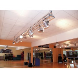 Eurolite Faro corto PAR-56 incluso lampada 300W e set gelatina colorata par56 discoteca teatro palco dj