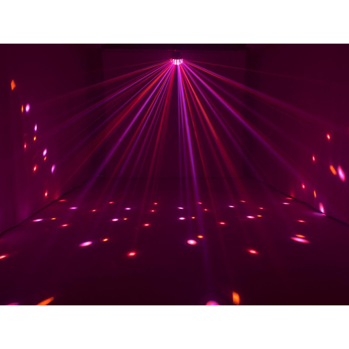 51918310 Eurolite D-30 LED DMX RGBWAP strobo derby effetto discoteca effetto a fasci hybrid KaotikaStore
