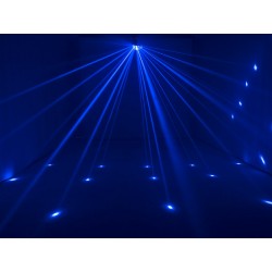 51918310 Eurolite D-30 LED DMX RGBWAP strobo derby effetto discoteca effetto a fasci hybrid KaotikaStore