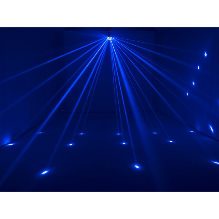 51918310 Eurolite D-30 LED DMX RGBWAP strobo derby effetto discoteca effetto a fasci hybrid KaotikaStore