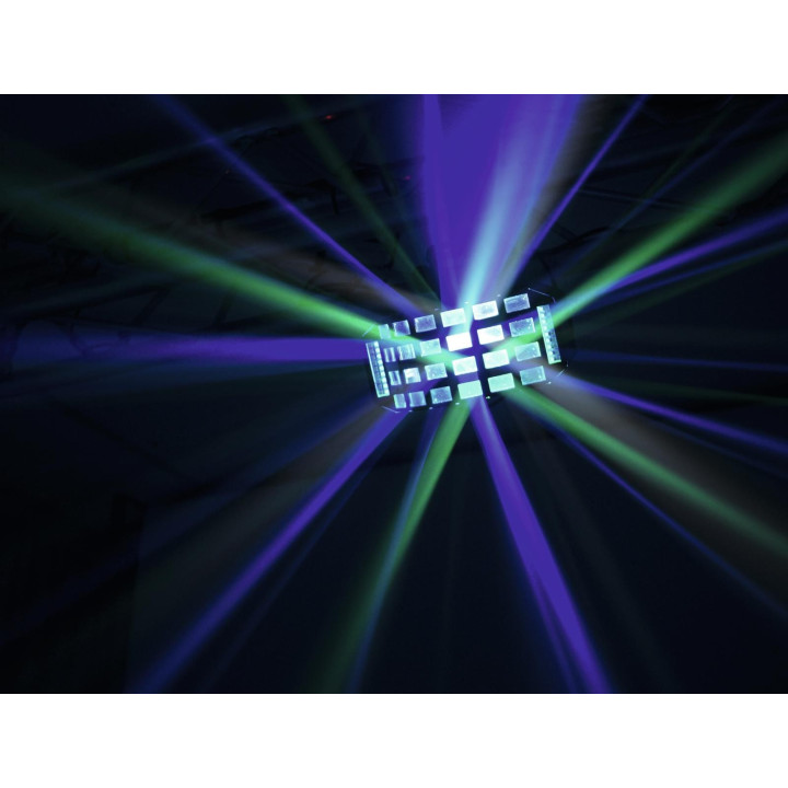 51918310 Eurolite D-30 LED DMX RGBWAP strobo derby effetto discoteca effetto a fasci hybrid KaotikaStore