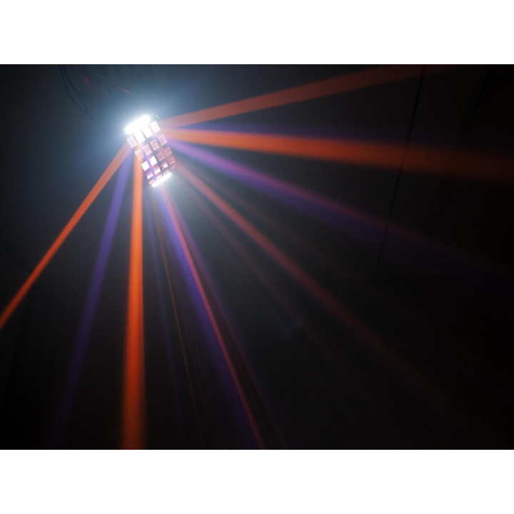 Eurolite D-30 LED DMX RGBWAP strobo derby effetto discoteca effetto a fasci hybrid