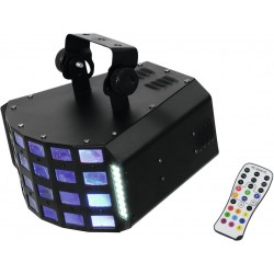 51918310 Eurolite D-30 LED DMX RGBWAP strobo derby effetto discoteca effetto a fasci hybrid KaotikaStore